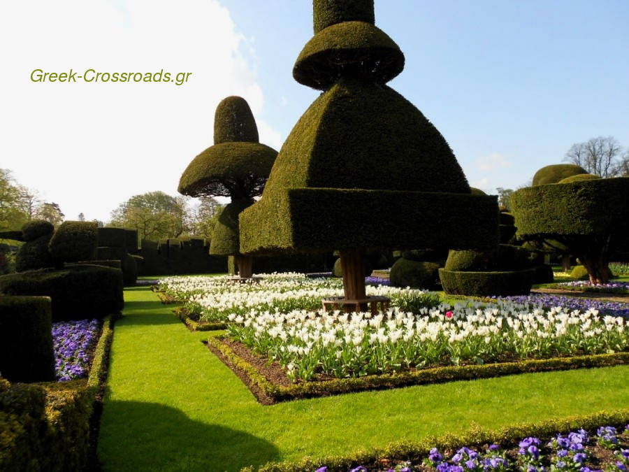 The impressive Topiary garden at Levens Hall