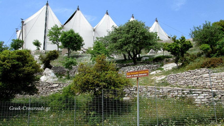 Επικούριος Απόλλων, Apollo temple Vassea tent